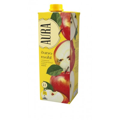 Apple juice AURA, 1 L